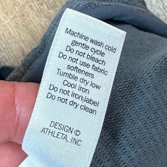 Athleta Marled Knit Downplay Mini Skirt Athletic Size XS Blue - Picture 5 of 6